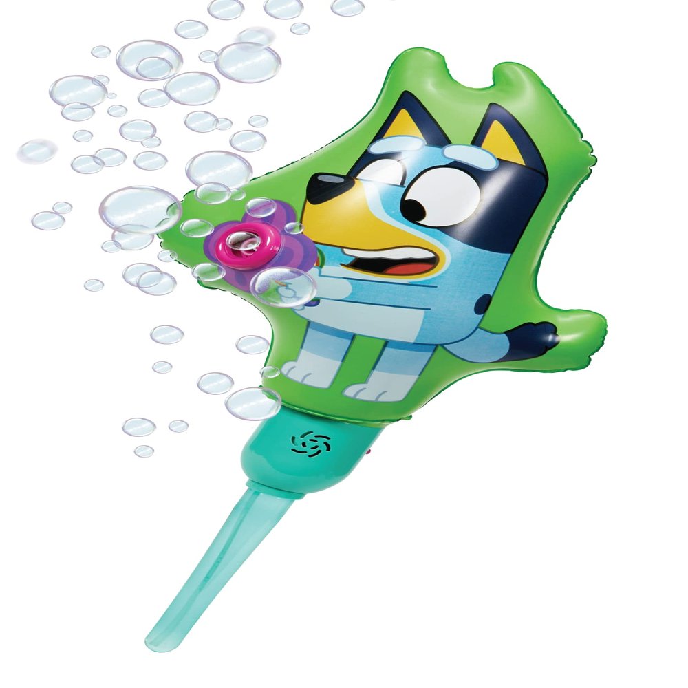 BLUEY Ballooble Bubble Machine Amazon Exclusive Huge Inflatable Bubble Machine for Kids Includes a Stand and Bonus 40oz of Bubble Solution 2 in 1 Play Pattern for Maximum Bubble Toy Fun