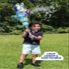 BLUEY Ballooble Bubble Machine Amazon Exclusive Huge Inflatable Bubble Machine for Kids Includes a Stand and Bonus 40oz of Bubble Solution 2 in 1 Play Pattern for Maximum Bubble Toy Fun view 2