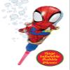 Spider-Man Bubble Machine Amazon Exclusive Huge Inflatable Bubble Machine for Kids Includes a Stand and Bonus 40oz of Bubble Solution 2 in 1 Play Pattern for Maximum Bubble Toy Fun view 3