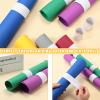 Huquary 100 Pieces Slap Bracelets White Blank DIY Slap Bands Snap Bracelets Wristband Bulk for Birthday DIY Play Activity Painting Craft Projects, Vinyl Wrapping view 4