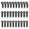 30pcs Link Rod End M4 Ball Joint Head for RC Crawler Car M4 Link Linkage Rod End Width Balls Joint Head Set ForTraxxasTRX4 1/10 RC Car Crawlers Link Ball Head RC Car Ball End RC Rod Ends view 1