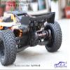 QingLeng Nylon Sturdy & Stable Wheelie Bar with Dual Spring Buffer for Traxxas 1/6 XRT Monster Truck #78086-4 - Black Wheels view 2
