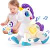 hahaland Toys for 1 Year Old Girl Toddler Girl Toys Unicorn Musical Light up Baby Girls, Interactive Travel One Year Old Baby Girl Birthday Gifts view 1