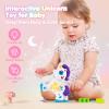 hahaland Toys for 1 Year Old Girl Toddler Girl Toys Unicorn Musical Light up Baby Girls, Interactive Travel One Year Old Baby Girl Birthday Gifts view 2
