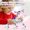 hahaland Toys for 1 Year Old Girl Toddler Girl Toys Unicorn Musical Light up Baby Girls, Interactive Travel One Year Old Baby Girl Birthday Gifts view 4