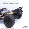 QingLeng Nylon Sturdy & Stable Wheelie Bar with Dual Spring Buffer for Traxxas 1/8 Sledge Monster Truck #95076-4 - Black Wheels view 3