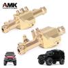 TRX4 Brass Weights Set Front and Rear Portal Axle Housing Brass Gold Stable Performance Rustproof for 1/10 RC Crawler(2pcs,647g) view 2