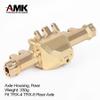 TRX4 Brass Weights Set Front and Rear Portal Axle Housing Brass Gold Stable Performance Rustproof for 1/10 RC Crawler(2pcs,647g) view 3