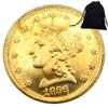 1856 Liberty USA 2.5-Dollars Old Hobo Nickel Art Couple Coin Pendant/Good Luck Coin Commemorative Token Badge Jewelry Pendant view 1