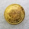 1856 Liberty USA 2.5-Dollars Old Hobo Nickel Art Couple Coin Pendant/Good Luck Coin Commemorative Token Badge Jewelry Pendant view 2