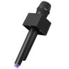 NUOBESTY Pretend Microphone with Stand Fake Microphone Prop with Square Cube Interview Mic Plastic for Karaoke Fun Stage Mic Stand Music view 1