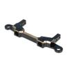 SCX10 Capra Brass Bumper, Brass Counter Weight Black Coating for Axial SCX10 III RC Crawler 1/10 SCX10 Capra Unlimited Trail Buggy UTB10 RTR 1.9 4WS Upgrade Part (D- 2pcs Bumper/Body Mounts) view 3