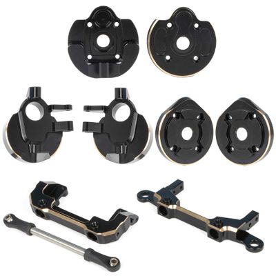 UTB10 Brass Counter Weight Axle Housing Black Coating for Axial RC Crawler 1/10 UTB10 Capra Unlimited Trail Buggy RTR 1.9 4WS Upgrade Part (F- 4-in-1 UTB10 Brass)