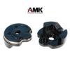 Brass Counter Weight Axle Housing for SCX10 III Capra Axle Black Coating for Axial RC Crawler 1/10 SCX10 Capra Unlimited Trail Buggy RTR 1.9 4WS Upgrade Part (C- 2pcs Portal Cover Plates) view 3