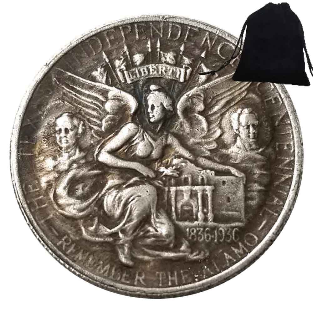 1937 USA Texas Half-Dollar Funny Hobo Nickel Art Coin Pendant/Good Luck Coin Commemorative Token Badge Jewelry Pendant