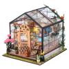 INSGEN DIY Handmade Miniature Furniture, Wooden Diorama Book Nook House Kits Build Crafts for Adults, Miniature Street Tiny Library House Making Kit 1:24 Scale view 1