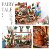 INSGEN DIY Handmade Miniature Furniture, Wooden Diorama Book Nook House Kits Build Crafts for Adults, Miniature Street Tiny Library House Making Kit 1:24 Scale view 3