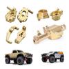 Brass Heavy Weight Coating TRX4 Front Portal Axle Housing Set for 1/10 RC Crawler TRX6 TRX-4 Bronco Defender Upgrade (4 in 1 Set for TRX4,636g) view 1