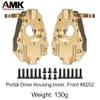 Brass Heavy Weight Coating TRX4 Front Portal Axle Housing Set for 1/10 RC Crawler TRX6 TRX-4 Bronco Defender Upgrade (4 in 1 Set for TRX4,636g) view 3