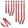 SWX Higher Extra Clearance RC Links Linkage Set for 1/24th Axial SCX24 Gladiator AXI00005 RC Crawler Car Upgrad (Red) view 4