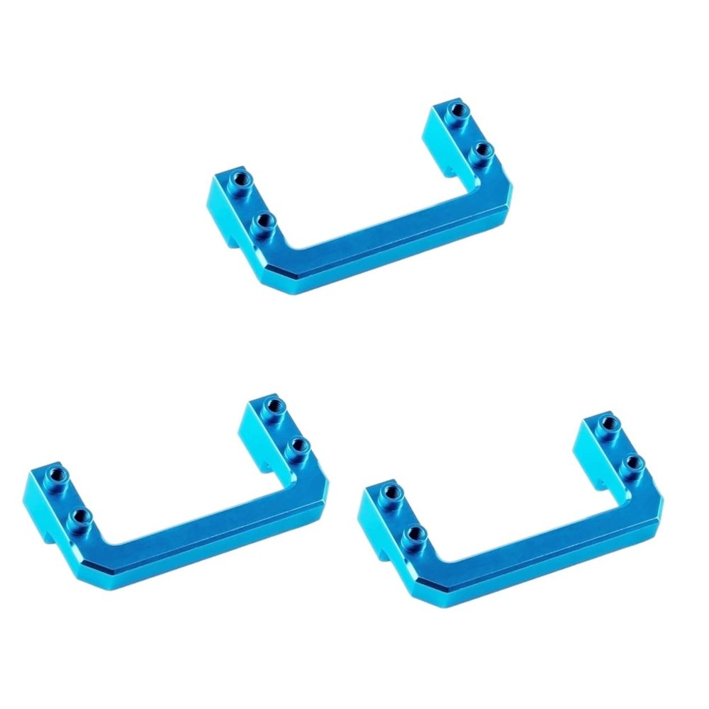 ibasenice 3pcs Aluminum Alloy Fixed Mount for Rc Crawler Car Wear-Resistant Bracket Upgrade for Remote Control Vehicle Accessories