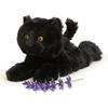 warmies Microwavable & Weighted Stuffed Animals, Black Cat - Heated Stuffed Animal Plushie for Warmth & Comfort - Cute Soft Plush Toys for Adults & Children (Boys, Girls, Babies & Toddlers) view 1