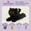 warmies Microwavable & Weighted Stuffed Animals, Black Cat - Heated Stuffed Animal Plushie for Warmth & Comfort - Cute Soft Plush Toys for Adults & Children (Boys, Girls, Babies & Toddlers) view 2