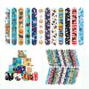 48 Pcs Slap Bracelets for Kids Pirate Party Favors Toys Slap Bracelets Bulk Snap Bracelet for Boys Birthday Party Supplies Classroom Prizes Exchanging Gifts Christmas Easter Halloween Holiday Gifts view 1