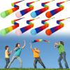 Leyndo 8 Pcs 26 Inch Throw and Catch Balls with Rainbow Tail, Fun Colorful Sports Comet Balls Playground Toys for School Classroom Beach Outdoor Camping Healthy and Fun Games (Multi Color) view 1
