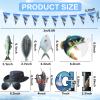 Qeeenar 5 Pcs Gone Fishing Banner Gone Fishing Party Supplies Fishing Birthday Party Decoration Gone Fishing String Hanging Party Decoration for Fisherman's Party Retirement Summer Supplies view 2