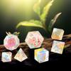 LUCKY-M Polyhedral Prism Glass DND Dice, Dungeons and Dragons Dice Set Unique 7PCS Gemstone Dice D4 D6 D8 D10 D00 D12 D20, RPG D&D Accessories Dice Gift view 4