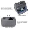 Baby Small Diaper Tote Bag Stroller Storage Bag Diaper Organizer Caddy Mommy Bag for Outdoor (Grey) view 2