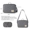 Baby Small Diaper Tote Bag Stroller Storage Bag Diaper Organizer Caddy Mommy Bag for Outdoor (Grey) view 3