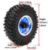 HOBBYSOUL Height 5.0''/127mm Tires 2.2'' Tyres & 2.2 Beadlock Wheels Adjustable 4 Offsets Rims Fit for RC Mud Crawler Trail SCX10 Capra Wraith Gen8 Everest 10 Upgrades,HS701240 view 2