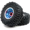 HOBBYSOUL Height 5.0''/127mm Tires 2.2'' Tyres & 2.2 Beadlock Wheels Adjustable 4 Offsets Rims Fit for RC Mud Crawler Trail SCX10 Capra Wraith Gen8 Everest 10 Upgrades,HS701240 view 4