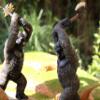 Gemini&Genius Rampage Toys Gorilla with 2Pcs Replaceable Weapons Battle Axe, Hand-Painted, Animal Collectible, Details Unique Model. view 4