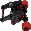 QingLeng Nylon Sturdy & Stable Wheelie Bar with Dual Spring Buffer for Traxxas 1/10 EREVO 2.0 E-REVO E REVO - Red Wheels view 3