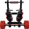 QingLeng Nylon Sturdy & Stable Wheelie Bar with Dual Spring Buffer for Traxxas 1/10 EREVO 2.0 E-REVO E REVO - Red Wheels view 4