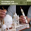 ArtorBricks Architectural Taj Mahal Large Collection Building Set Model Kit and Gift for Adults (1503 Pieces) view 4