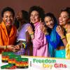 Wettarn 100 Pcs Juneteenth Day Silicone Wristband Black Freedom Day Rubber Bracelets Juneteenth Decorations Patriotic Bracelets Bulk for African Afro American Independence Day Party Favors, 4 Styles view 4