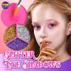 60Pcs Kid Makeup Kit for Girls 6-12, FunKidz Three Layers Folding Make Up Box Toy Set Child Beauty Cosmetic Kits for Little Girls Party Gifts view 2