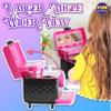 60Pcs Kid Makeup Kit for Girls 6-12, FunKidz Three Layers Folding Make Up Box Toy Set Child Beauty Cosmetic Kits for Little Girls Party Gifts view 3