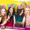 Meooeck 100 Pcs Birthday Crowns for Adults Adjustable Colorful Happy Paper Birthday Hats Bulk Gifts Party Supplies Favors view 2