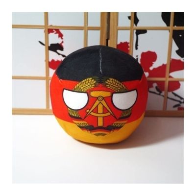 GANGKJDS 7.9in,Polish Ball, Countryball GermanyCanada, United Kingdom, France, Country Ball, Anime Cosplay, Countryballs (Color : East Germany, Size : 20cm)