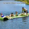 Floating Mat Tear Resistant XPE Foam Floating Pad, Swimming Pool Foam Mat, Water Mat, Adult Youth Blanket, 8 Sizes (Size : 360x180x3.5cm/142x71in) view 3