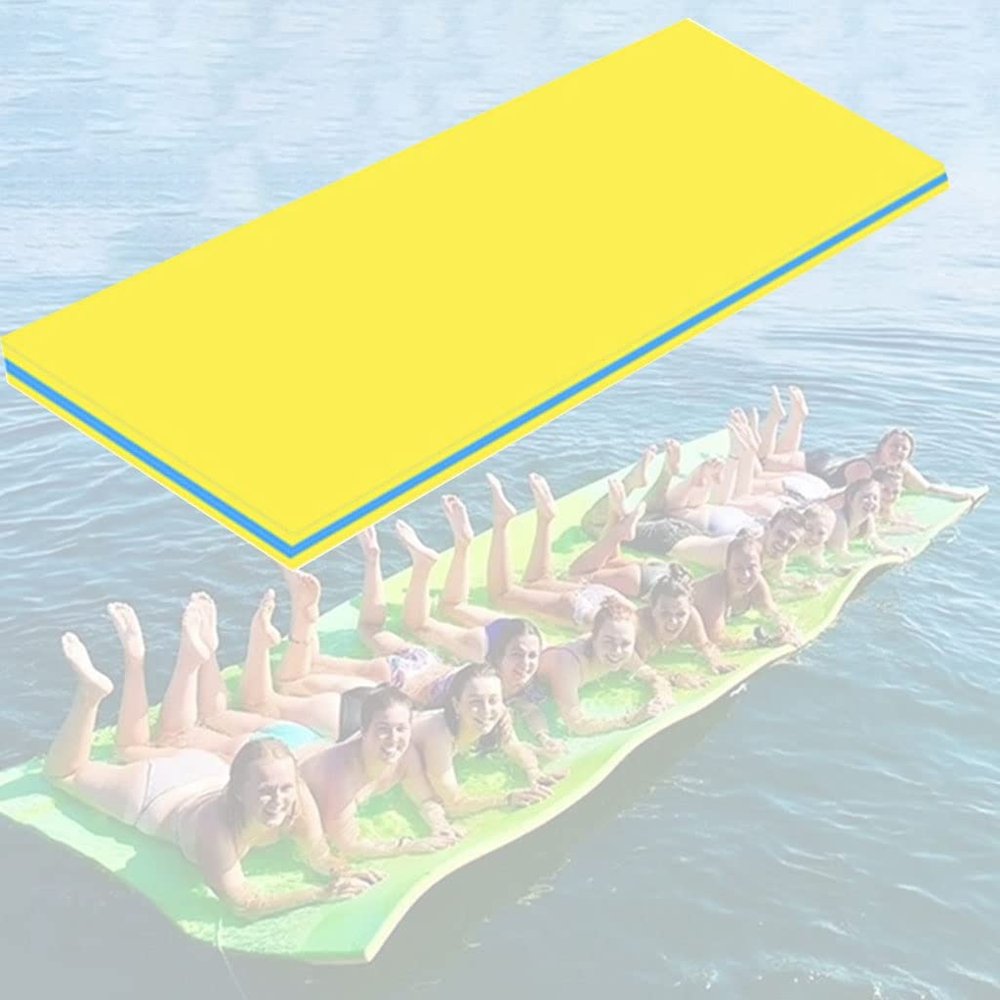 Floating Mat Water Entertainment and Relaxed XPE Foam Floating Pad, Adults and Teenagers Water Float/Sun Bath Mats (Size : 170x55x2.3cm/67x22in)