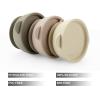 PandaEar 3 Pack Baby Bowls with Suction| Leak-Proof Stay Put Silicone Food Bowl with Lids for Babies Kids Toddlers Infants| Food Grade Soft Safe BPA-Free Silicone (Linen Brown Tan) view 2