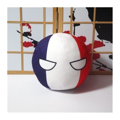 GANGKJDS 20cm Poland Ball United States, Canada, United Kingdom, France, Country Ball Decorations, Anime Cosplay, Flag Decorations(FR,20cm)