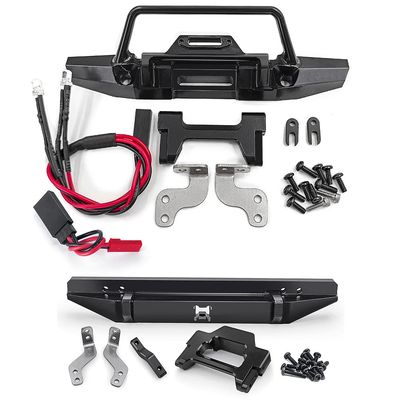 RCBENECO Metal Front/Rear Bumper for RC 1/18 TRX4-M Defender Crawler