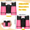 6 Pack Binoculars for Kids for Age 3-12 Years Boys Girls Kids Binoculars Shock Proof Toy Outdoor Gift Hunting Folding Small Telescope for Bird Watching Educational Learning Exploration(Cute Colors) view 2